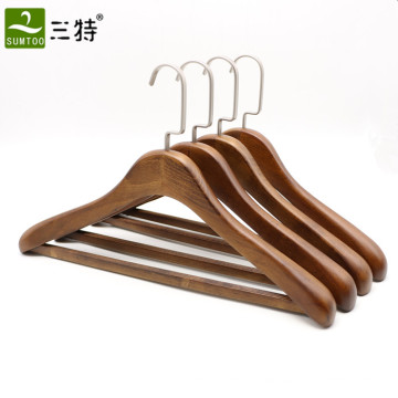 hotel antique wooden clothes hanger wholesale